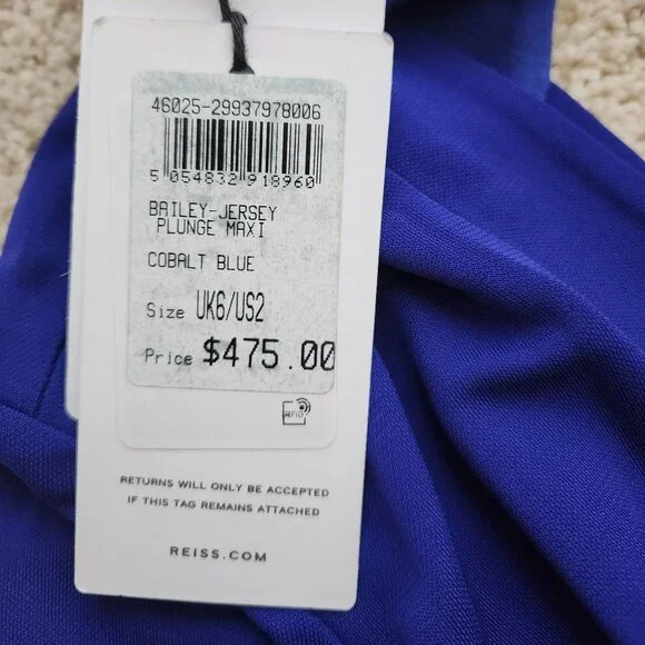 Reiss Bailey Plunge Wrap Maxi Dress - Picture 4 of 4